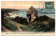 carte postale sous la tour saint-brieuc