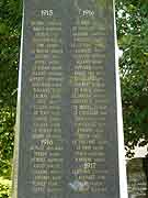 mur de bretagne monument aux morts de 1914-1918