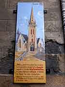 plaque commemorative chapelle royale et ducale notre-dame du mur morlaix