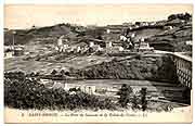 carte postale pont de souzin et moulin de souzin saint-brieuc