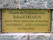 plaque commemorative rokos kyriakos saint-brieuc