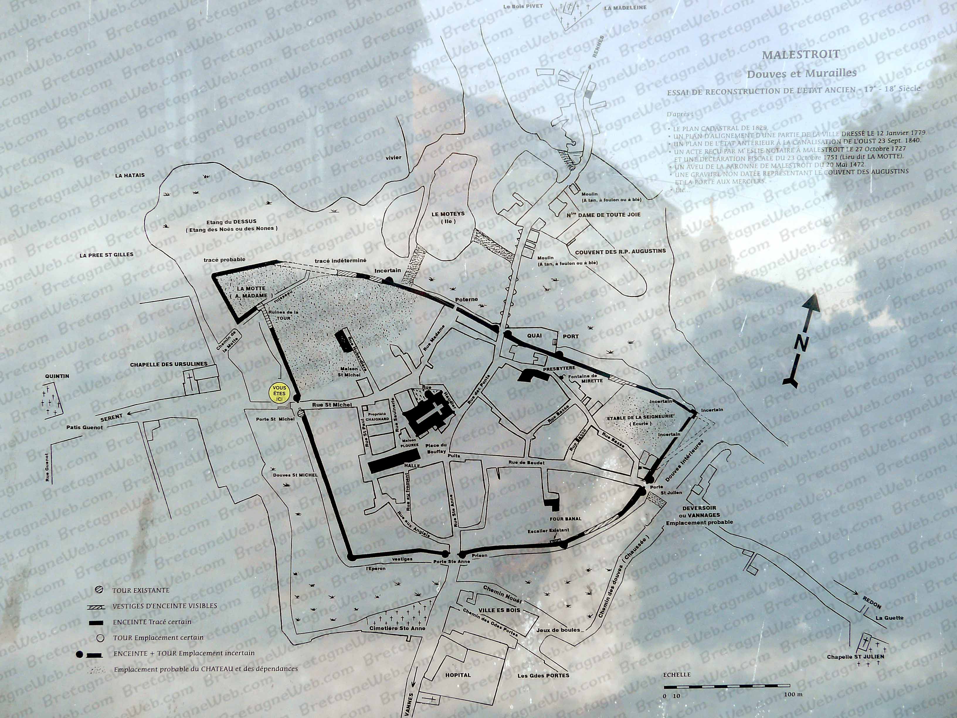 malestroit plan de malestroit de 1829