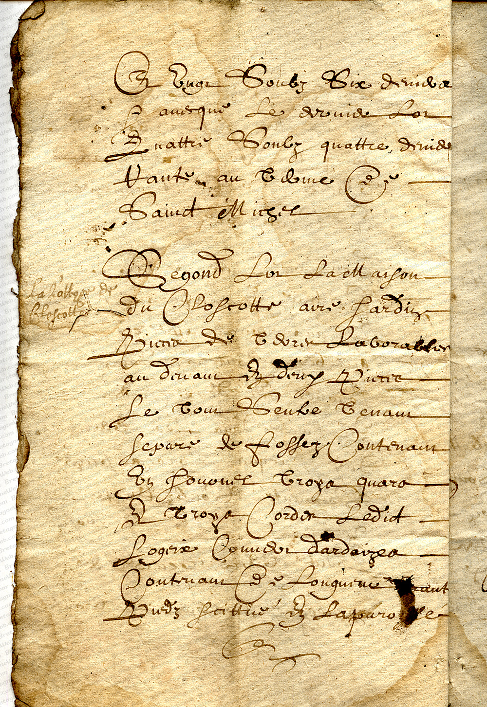 planguenoual partages en 1626