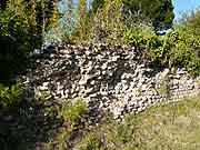 guerande mur gallo-romain de la villa grannon de clis