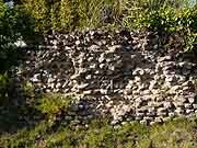 guerande mur gallo-romain de la villa grannon de clis